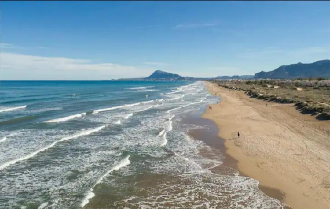 Apartamento Paz Con Terraza Y Vistas Al Mar Oliva Exterior foto